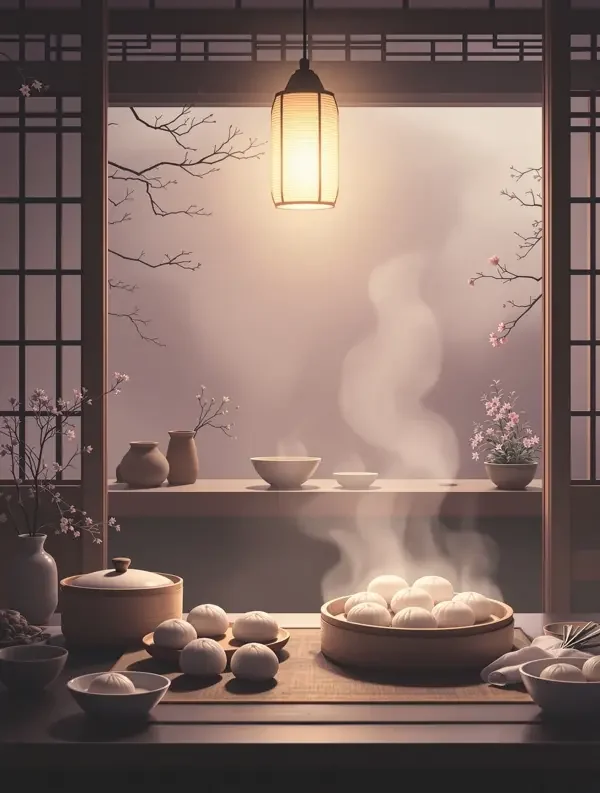 番茄短剧当日上新站《月下小厨娘》封面 - 古装甜宠温情治愈短剧